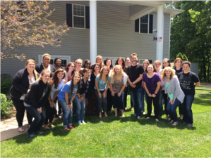 Mark and residents with sunny smiles in St. Louis